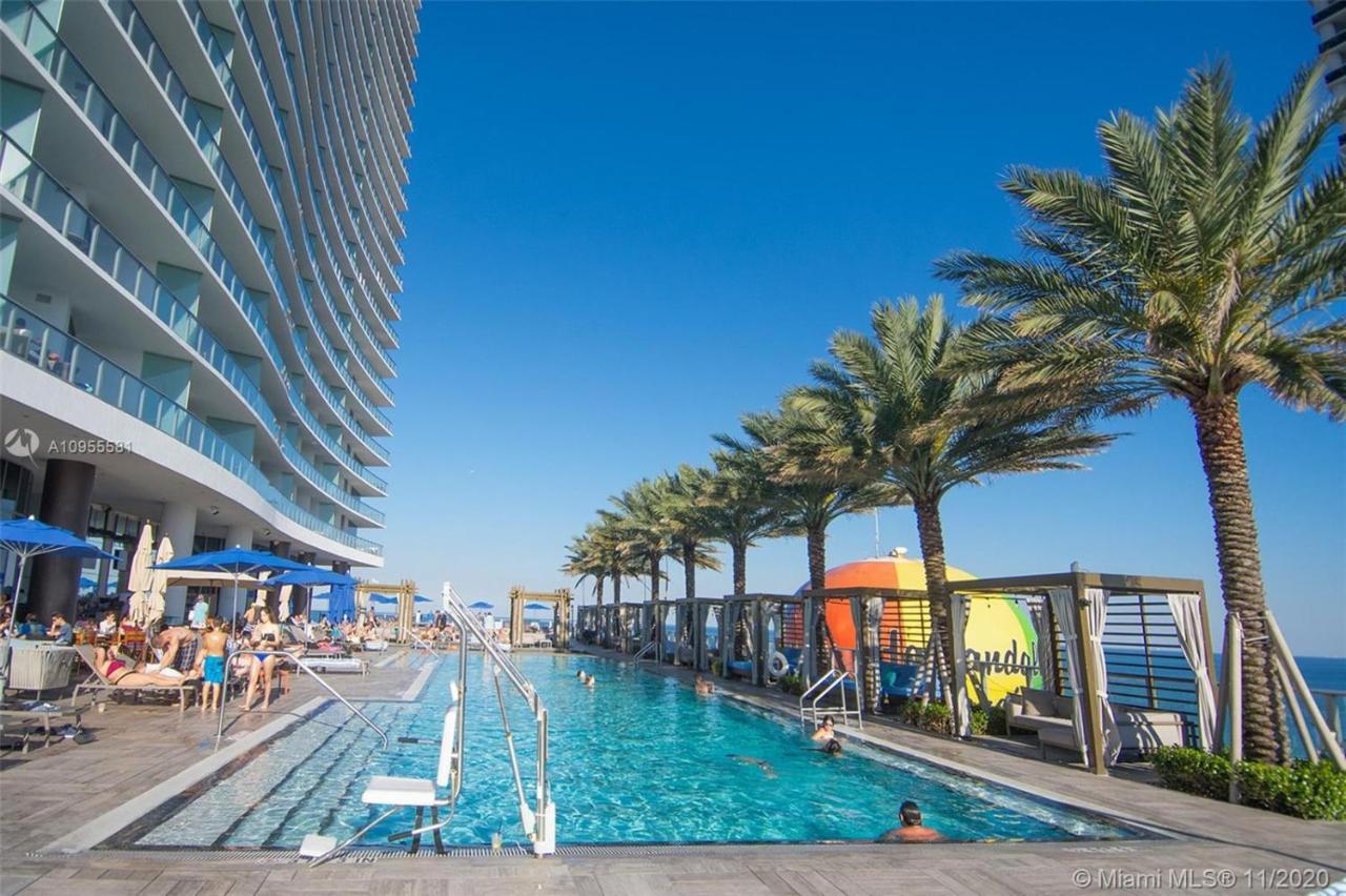 Lyfe On The Beach 25Th Floor 1 Bed Unit With Oceanview Hollywood Exteriör bild